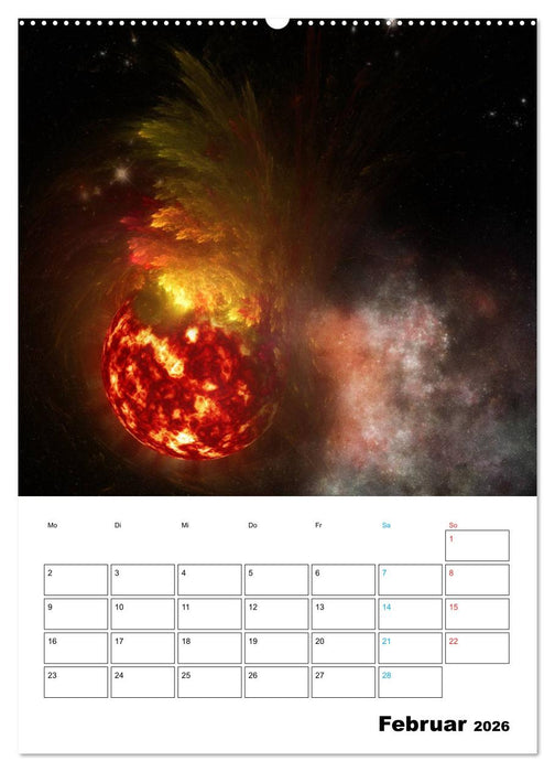 Im Weltraum (CALVENDO Wandkalender 2026)