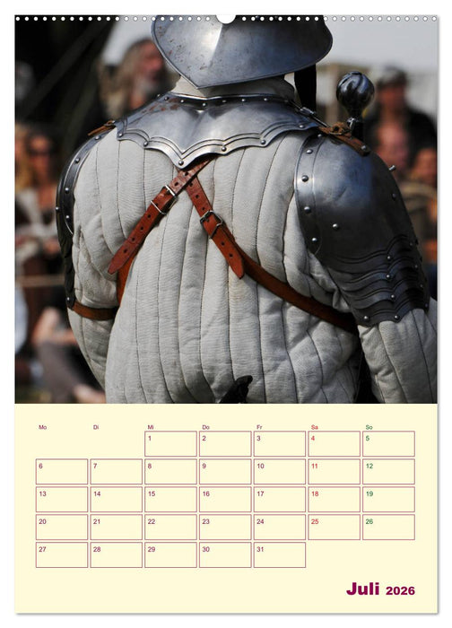 Spektakulum - Mittelalterliches Kalendarium (CALVENDO Premium Wandkalender 2026)