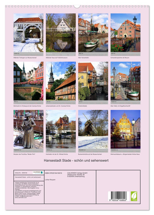 Hansestadt Stade - schön und sehenswert (CALVENDO Premium Wandkalender 2026)