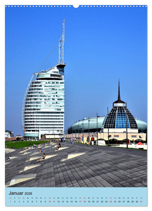 BREMERHAVEN die Seestadt mit maritimen Flair - 2026 (CALVENDO Premium Wandkalender 2026)