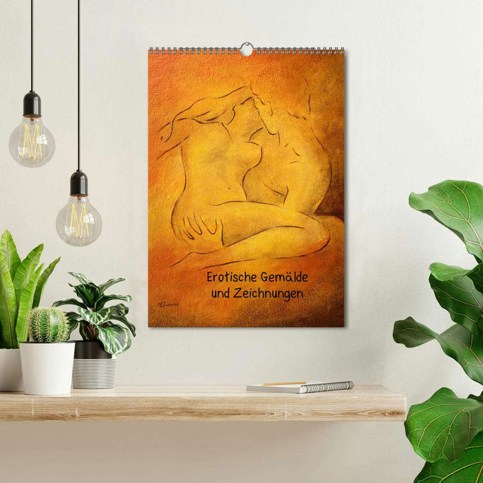 Erotische Gemälde und Zeichnungen (CALVENDO Wandkalender 2026)