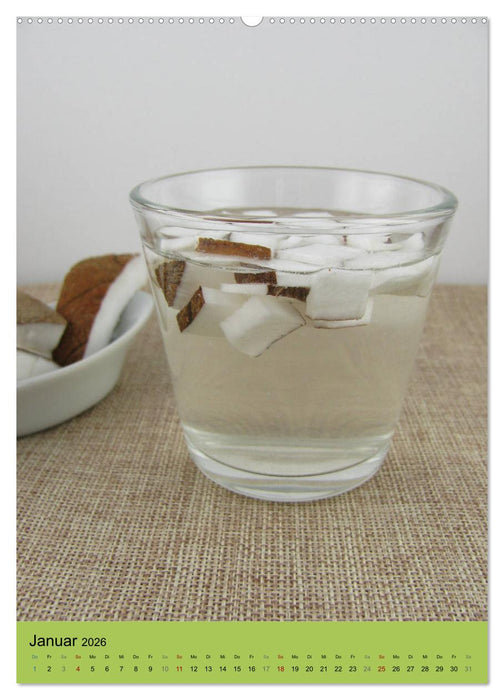 Detox Drinks! Gesund und lecker (CALVENDO Wandkalender 2026)