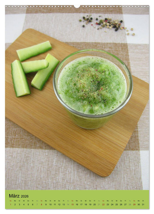 Detox Drinks! Gesund und lecker (CALVENDO Wandkalender 2026)