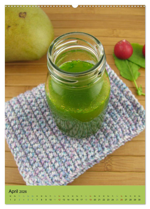 Detox Drinks! Gesund und lecker (CALVENDO Wandkalender 2026)