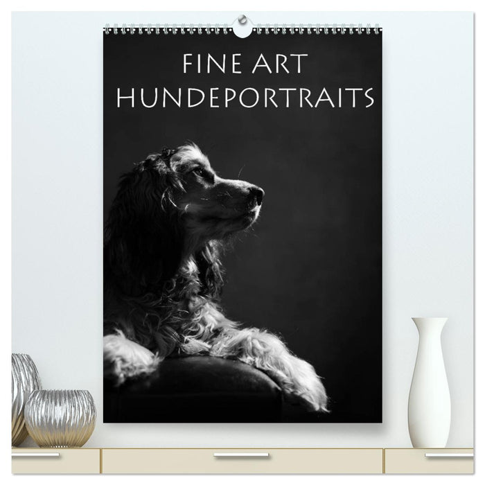 Fine Art Hundeportraits (CALVENDO Premium Wandkalender 2026)