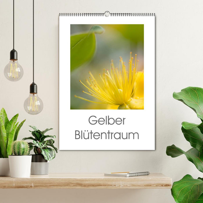 Gelber Blütentraum (CALVENDO Wandkalender 2026)