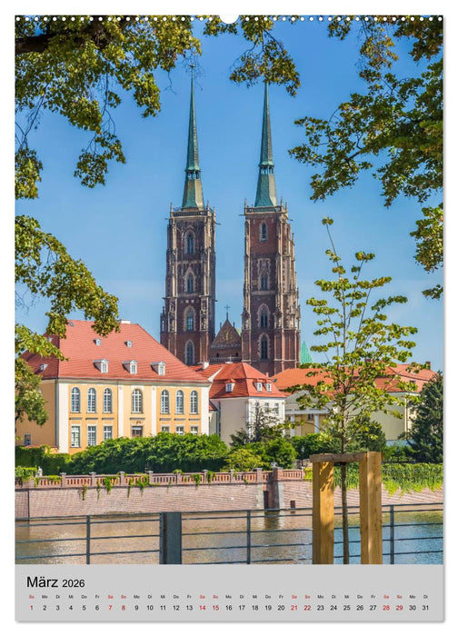 BRESLAU Historisches Stadtherz (CALVENDO Wandkalender 2026)