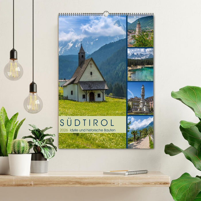 SÜDTIROL Idylle und historische Bauten (CALVENDO Wandkalender 2026)