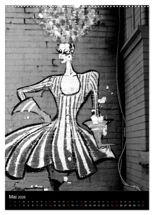 F A R B L O S - Schwarzweiß Fotografien (CALVENDO Premium Wandkalender 2026)