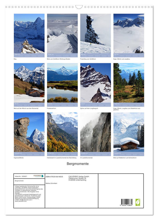 Bergmomente (CALVENDO Wandkalender 2026)