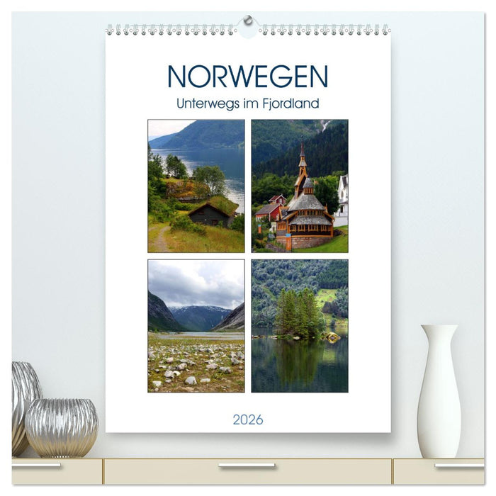 Norwegen - Unterwegs im Fjordland (CALVENDO Premium Wandkalender 2026)