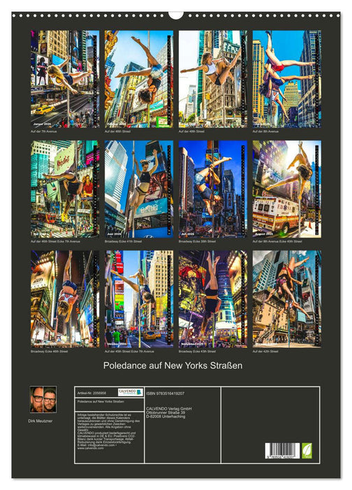 Poledance auf New Yorks Straßen (CALVENDO Wandkalender 2026)