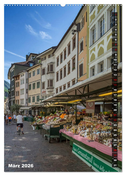 Stadtherz BOZEN (CALVENDO Premium Wandkalender 2026)