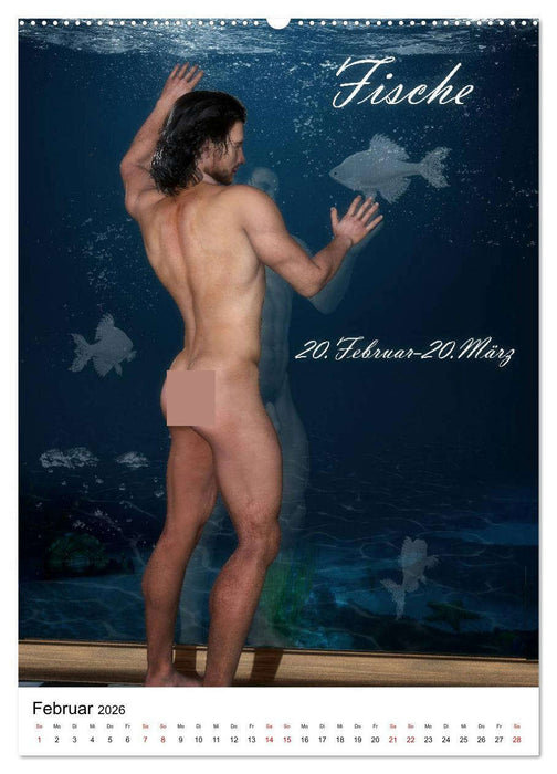 Mann im Sternzeichen (CALVENDO Premium Wandkalender 2026)