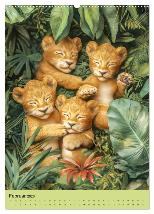 Einfach niedlich - Gruppenportraits (CALVENDO Wandkalender 2026)