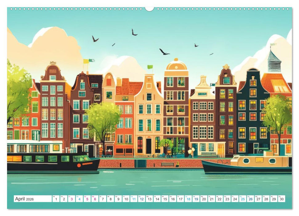 Europas Charme (CALVENDO Wandkalender 2026)