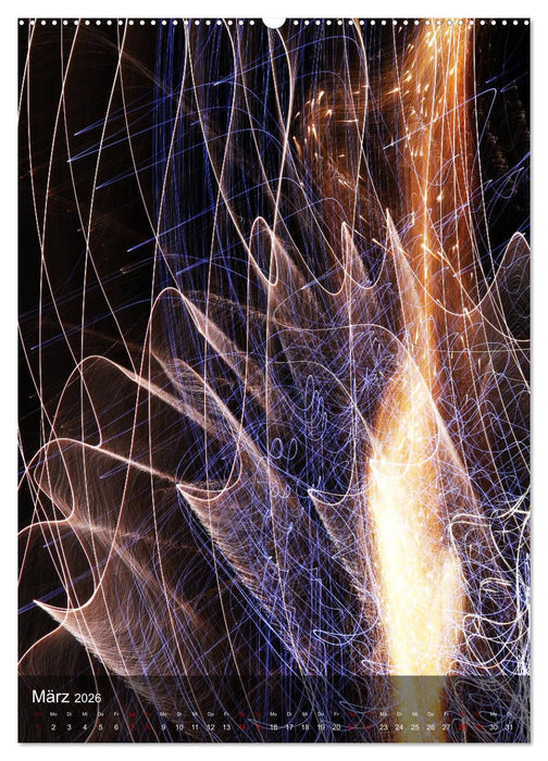 FEUERWERK - Lichtspiele (CALVENDO Wandkalender 2026)