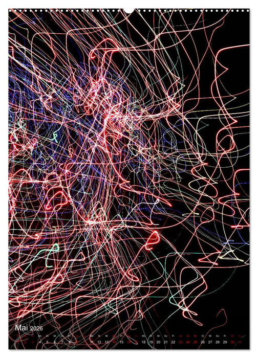 FEUERWERK - Lichtspiele (CALVENDO Wandkalender 2026)