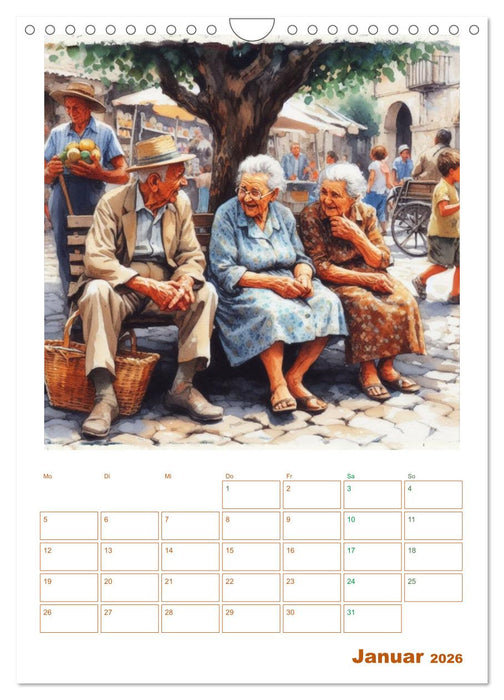 Andalusische Augenblicke (CALVENDO Wandkalender 2026)