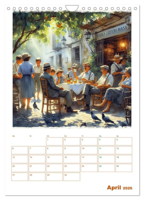 Andalusische Augenblicke (CALVENDO Wandkalender 2026)