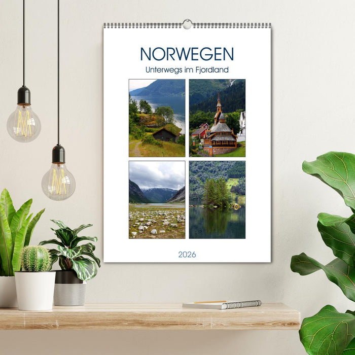 Norwegen - Unterwegs im Fjordland (CALVENDO Wandkalender 2026)