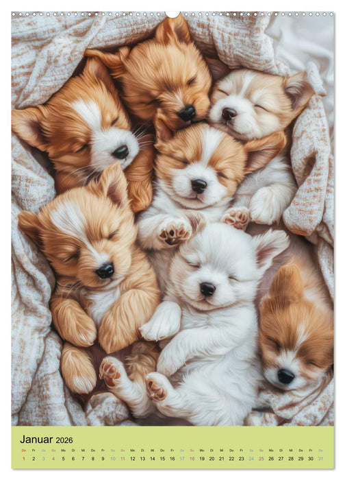 Einfach niedlich - Gruppenportraits (CALVENDO Premium Wandkalender 2026)