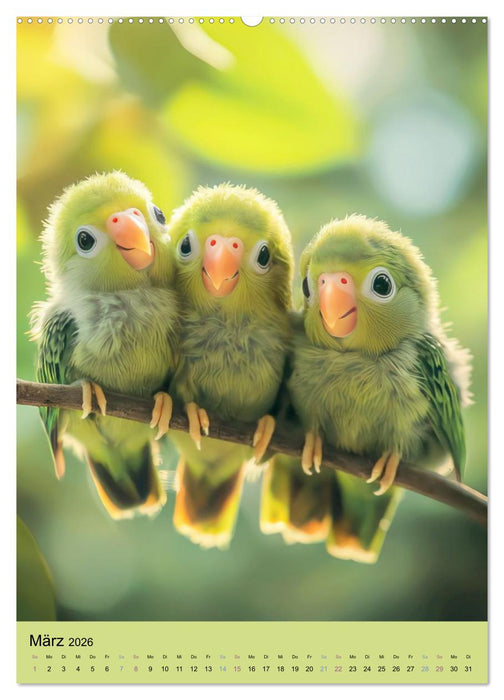 Einfach niedlich - Gruppenportraits (CALVENDO Premium Wandkalender 2026)