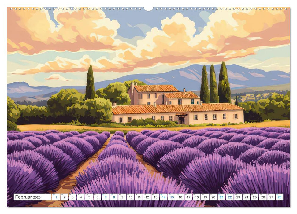 Europas Charme (CALVENDO Premium Wandkalender 2026)