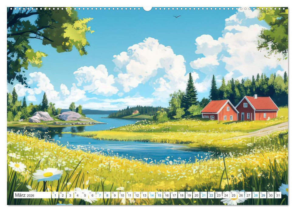 Europas Charme (CALVENDO Premium Wandkalender 2026)