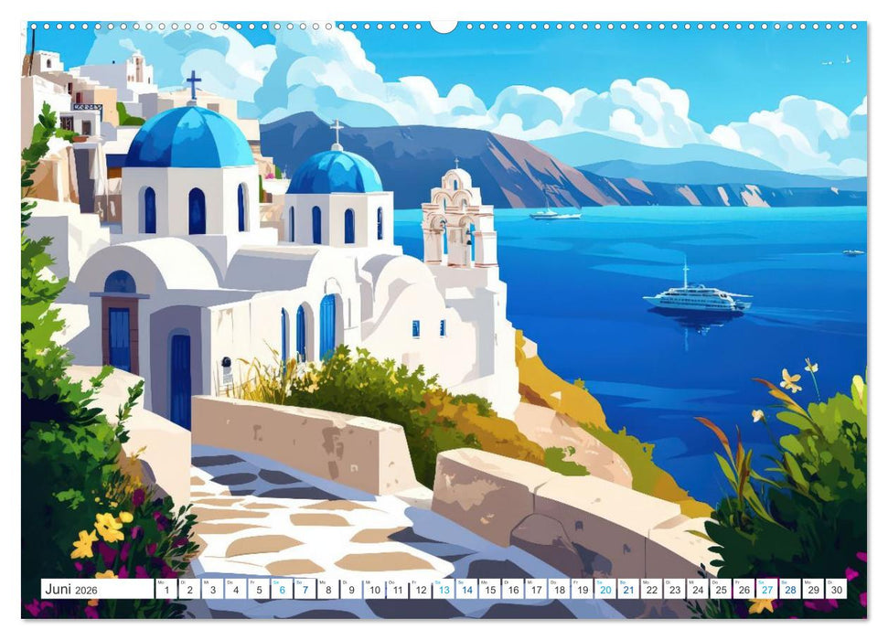 Europas Charme (CALVENDO Premium Wandkalender 2026)