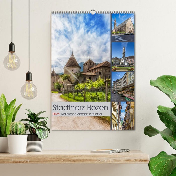 Stadtherz BOZEN (CALVENDO Wandkalender 2026)