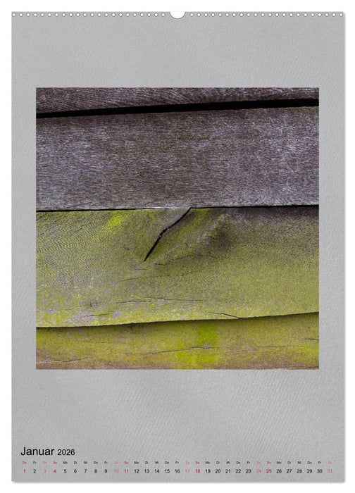 Holz in alten Verbindungen (CALVENDO Premium Wandkalender 2026)