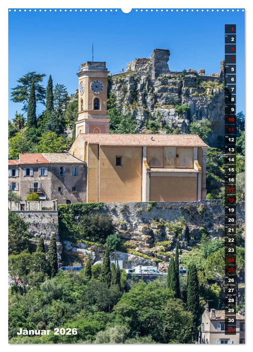 CÔTE D’AZUR Idyllische Orte (CALVENDO Wandkalender 2026)
