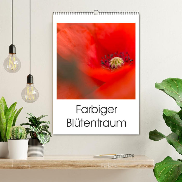 Farbiger Blütentraum (CALVENDO Wandkalender 2026)