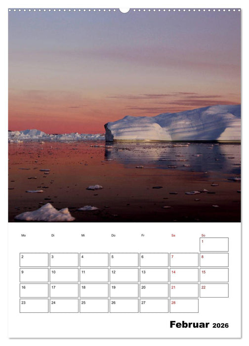 Die Eisberge von Ilulissat (CALVENDO Premium Wandkalender 2026)