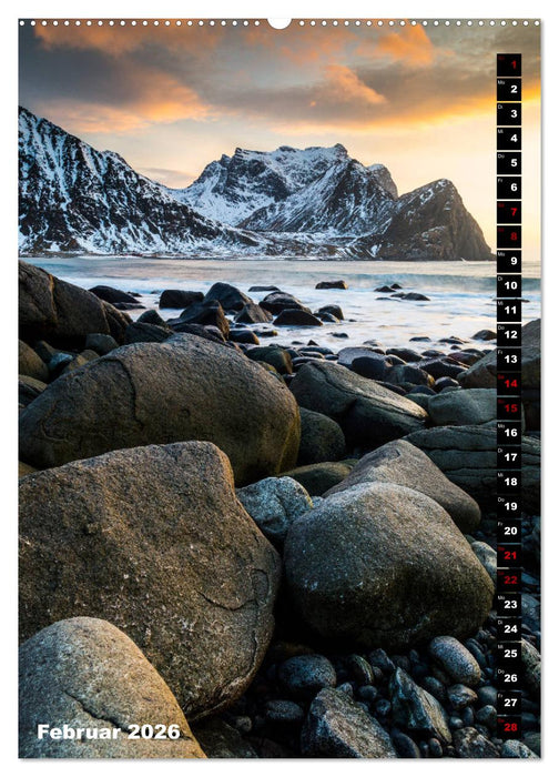 Lofoten. Poetische Landschaften (CALVENDO Wandkalender 2026)