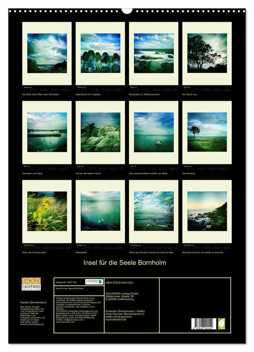 Insel für die Seele Bornholm (CALVENDO Wandkalender 2026)
