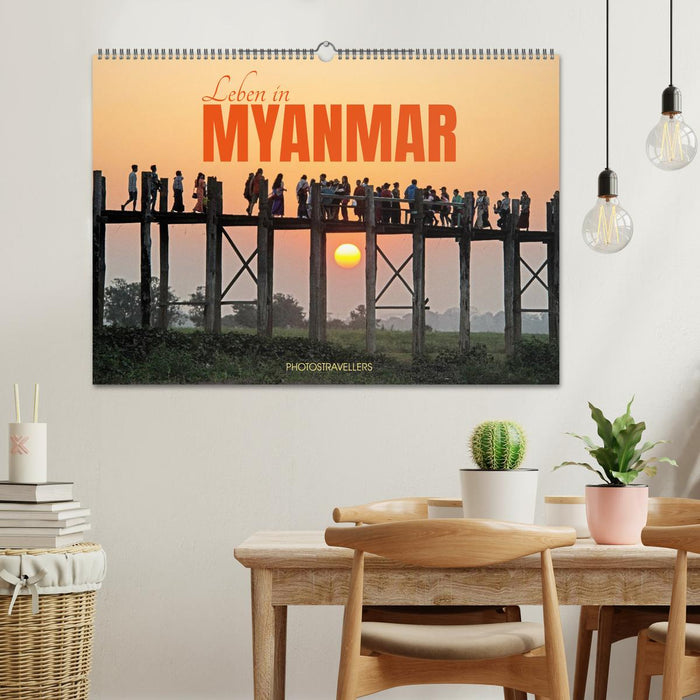 Leben in Myanmar (CALVENDO Wandkalender 2026)