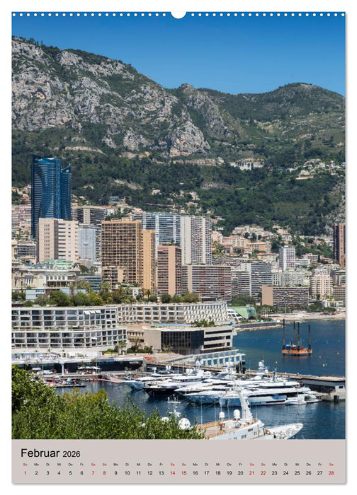 CÔTE D’AZUR Cannes, Monaco und Nizza (CALVENDO Wandkalender 2026)