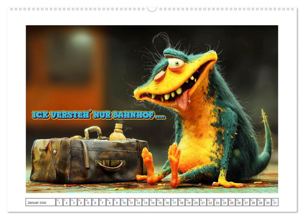 Tierisch gute Redensarten (CALVENDO Wandkalender 2026)