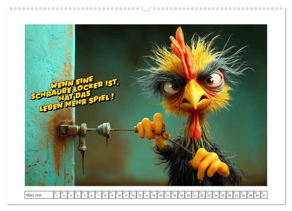 Tierisch gute Redensarten (CALVENDO Wandkalender 2026)