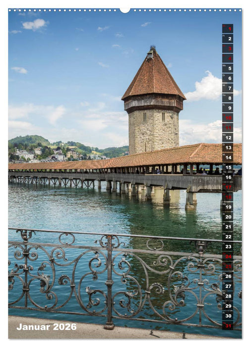 Willkommen in Luzern (CALVENDO Premium Wandkalender 2026)