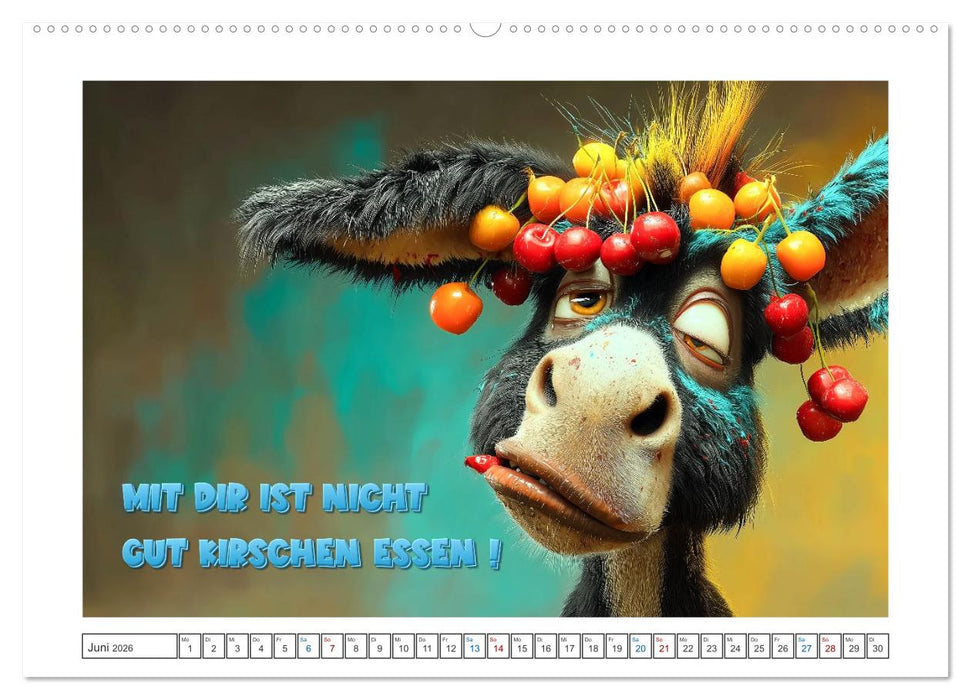Tierisch gute Redensarten (CALVENDO Premium Wandkalender 2026)