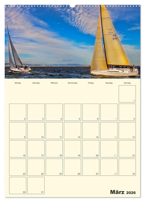 Segeln, unser Jahresplaner (CALVENDO Premium Wandkalender 2026)