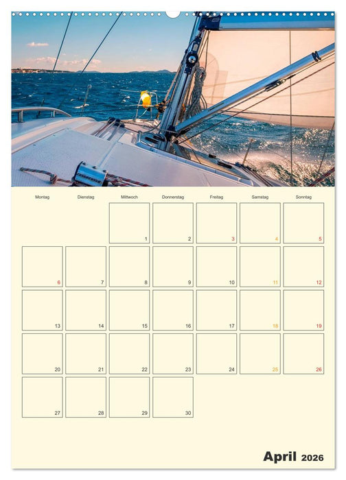 Segeln, unser Jahresplaner (CALVENDO Premium Wandkalender 2026)