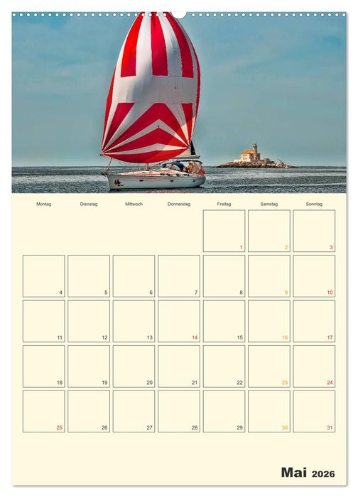 Segeln, unser Jahresplaner (CALVENDO Premium Wandkalender 2026)