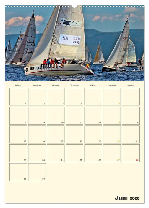 Segeln, unser Jahresplaner (CALVENDO Premium Wandkalender 2026)