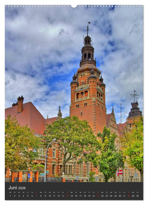 Stettin Szczecin (CALVENDO Premium Wandkalender 2026)