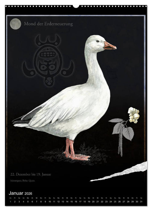 Medizinrad - die indianischen Monde im Jahreskreis (CALVENDO Wandkalender 2026)