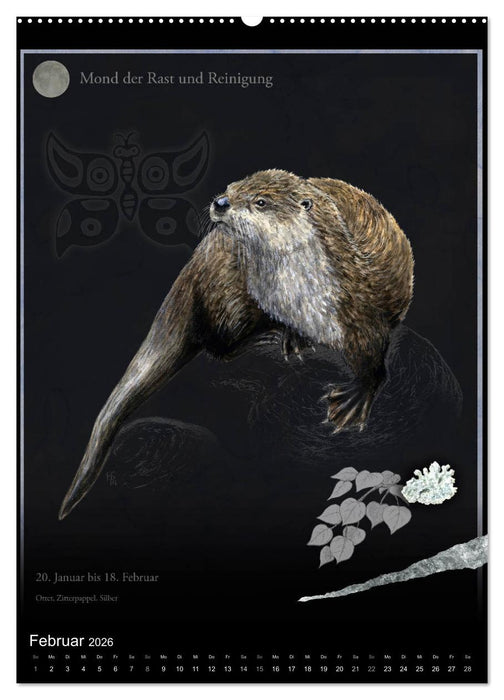 Medizinrad - die indianischen Monde im Jahreskreis (CALVENDO Wandkalender 2026)